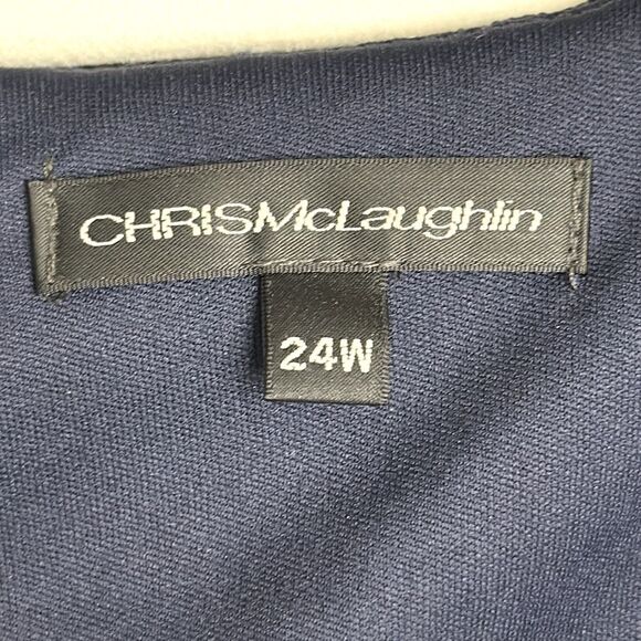 Chris McLaughlin Floral Dress Plus 24W Size Floral Fit & Flare - Picture 12 of 13